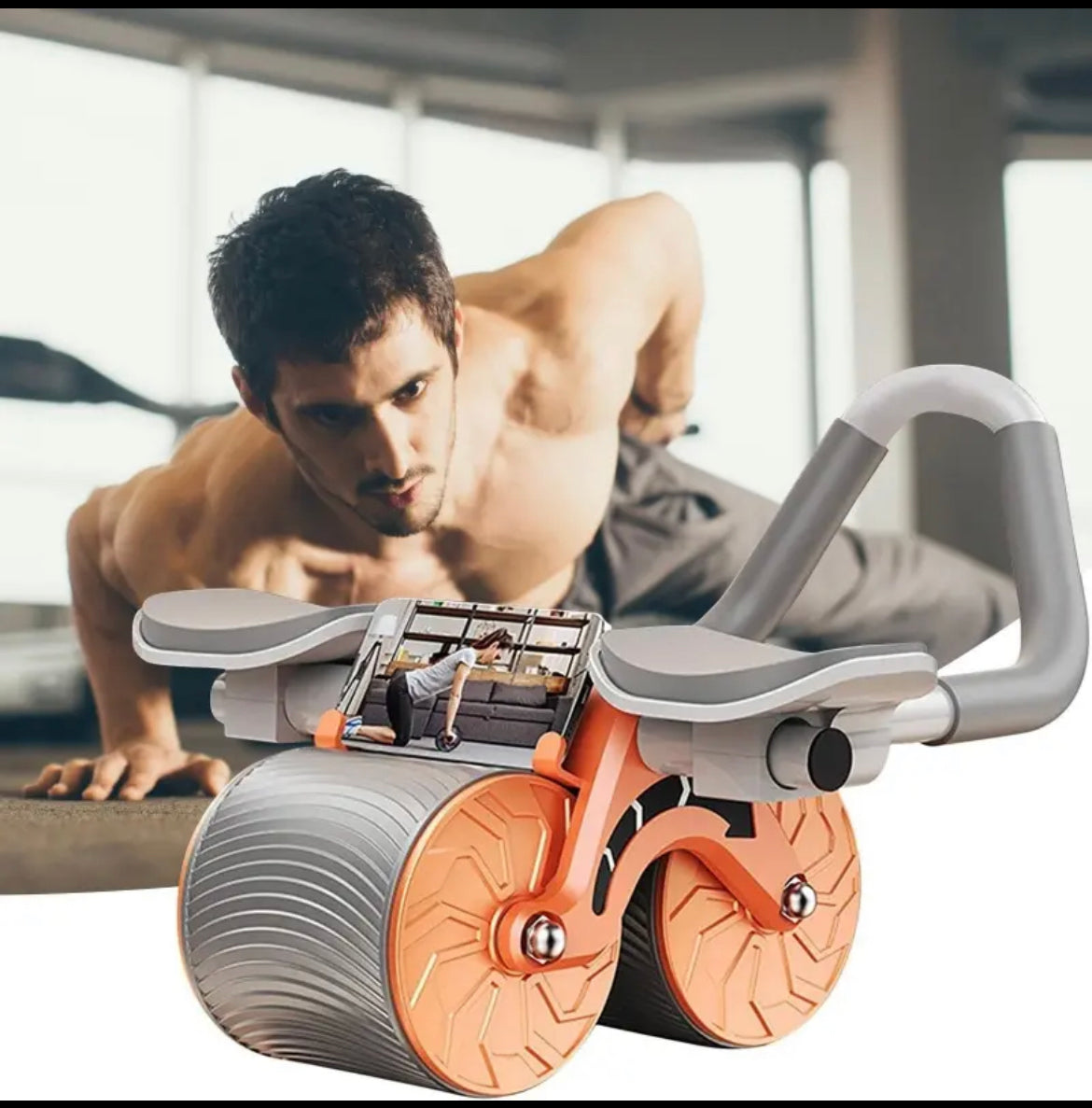 roller wheel abdominal muscle trainer